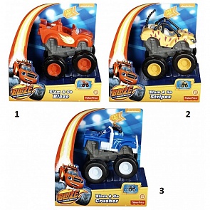 Персонажи-машинки из серии Вспыш и чудо машинки, 3 вида (Fisher-Price, CGK22sim)